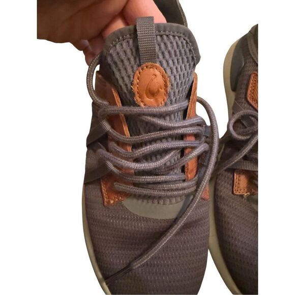 OluKai Mio Li Sneaker Mens Sz M 7 (EU 40) Gray Low Top Outdoors Athletic Sneake - Picture 6 of 9